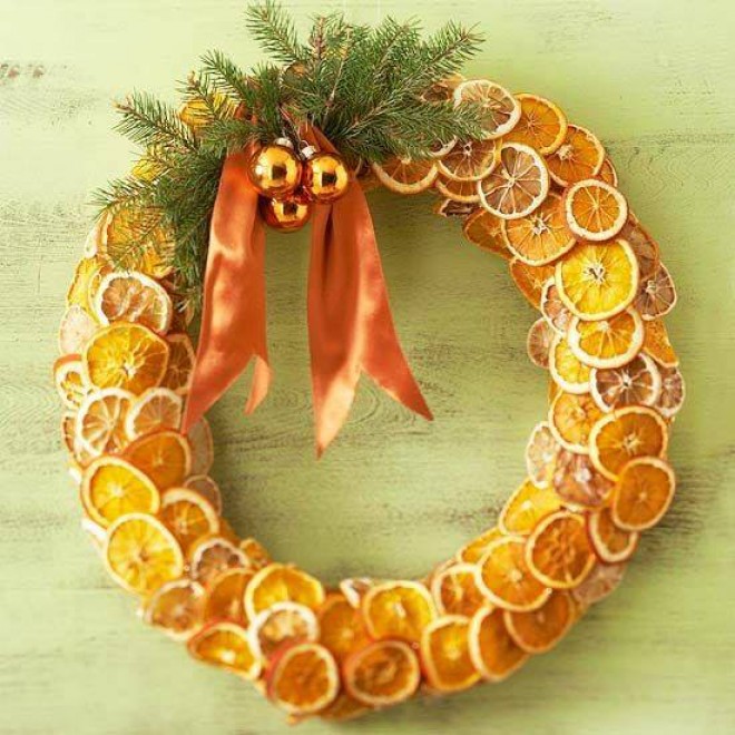 Elképesztő narancs dekorációk Karácsonyra 
