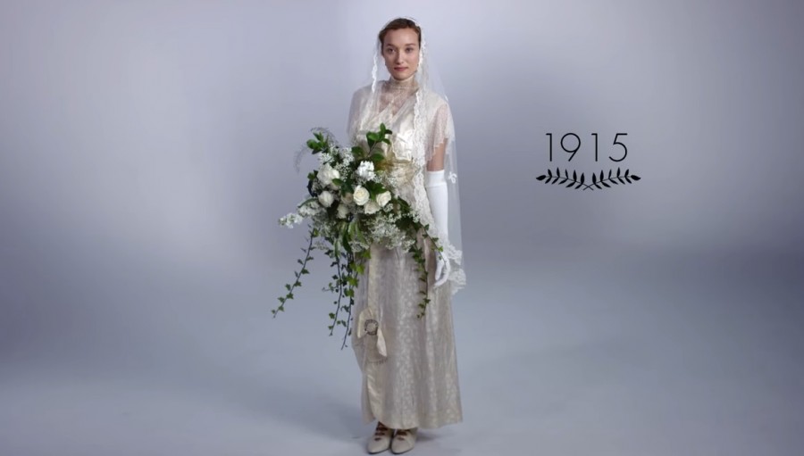 Az elmúlt 100 év menyasszonyi divatja!